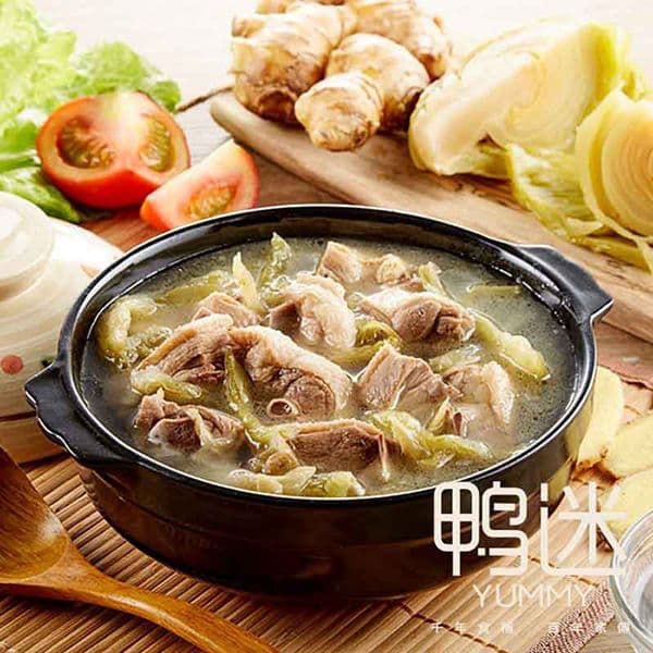 【鴨迷】黃金比例酸菜鴨7盒(1000g/盒)