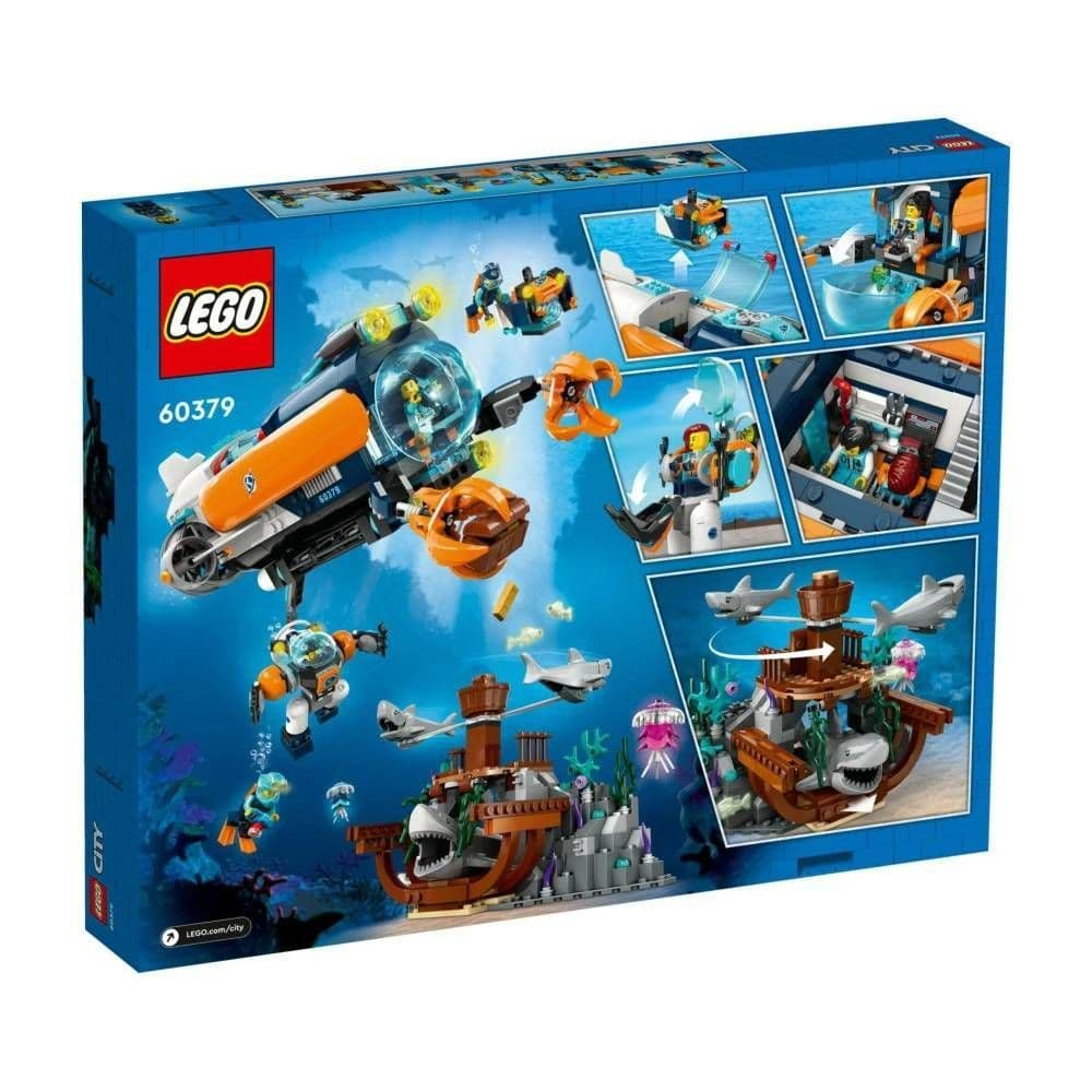 【LEGO 樂高】磚星球〡60379 城市系列 深海探險家潛水艇 Deep-Sea Explorer Submarine