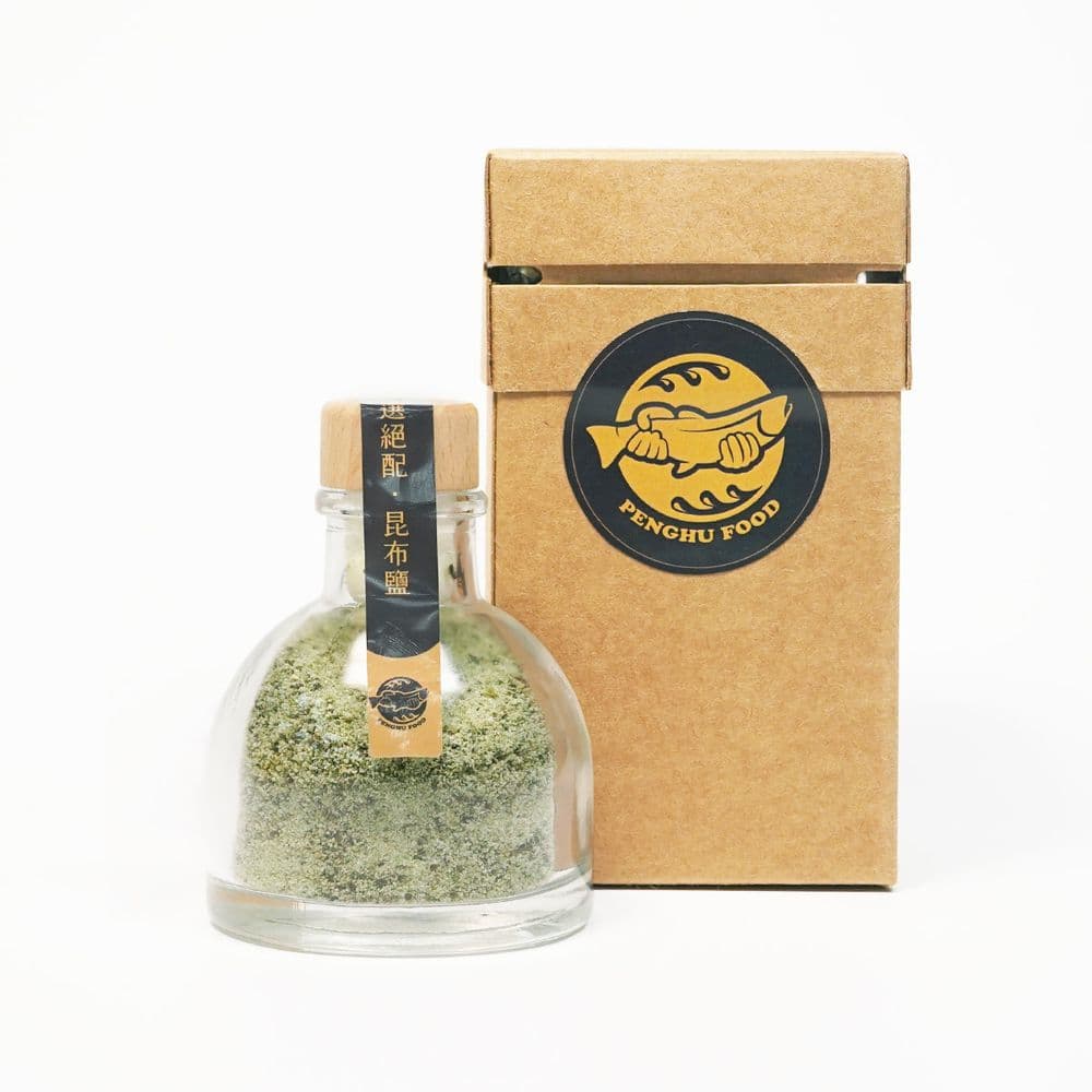 【澎食】預購-極品絕配昆布鹽環保組合(50g罐裝*1、100g袋裝*2)