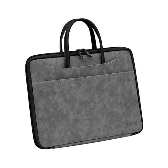 【Boona】3C 輕奢華 皮質手提筆電包(15-16吋)Q016