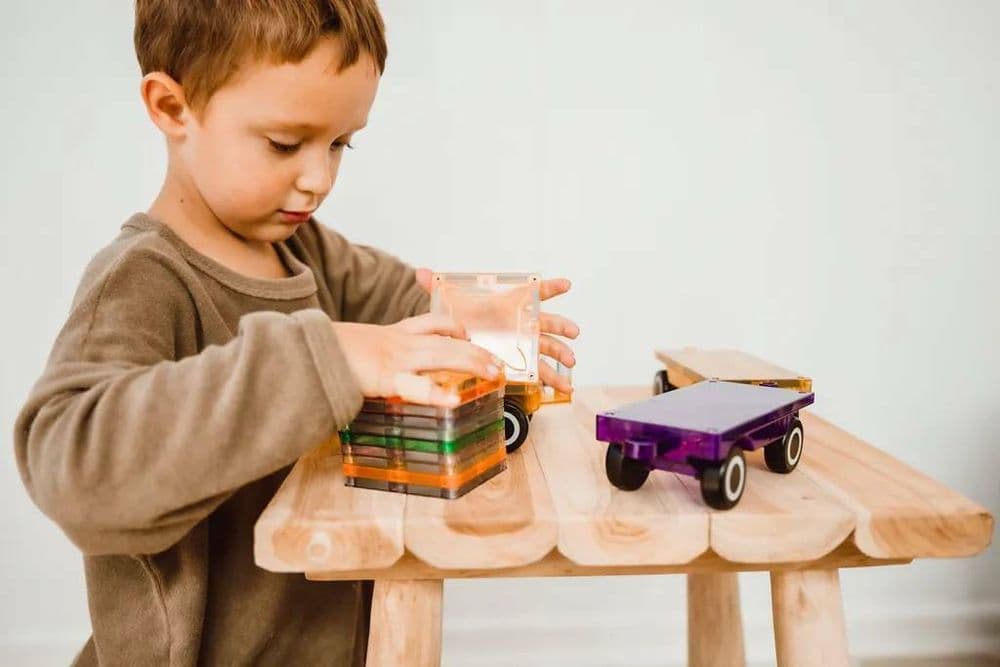 【MAGBLOX】磁力車車 棉花糖 (2pcs) (共兩款封面隨機出貨)