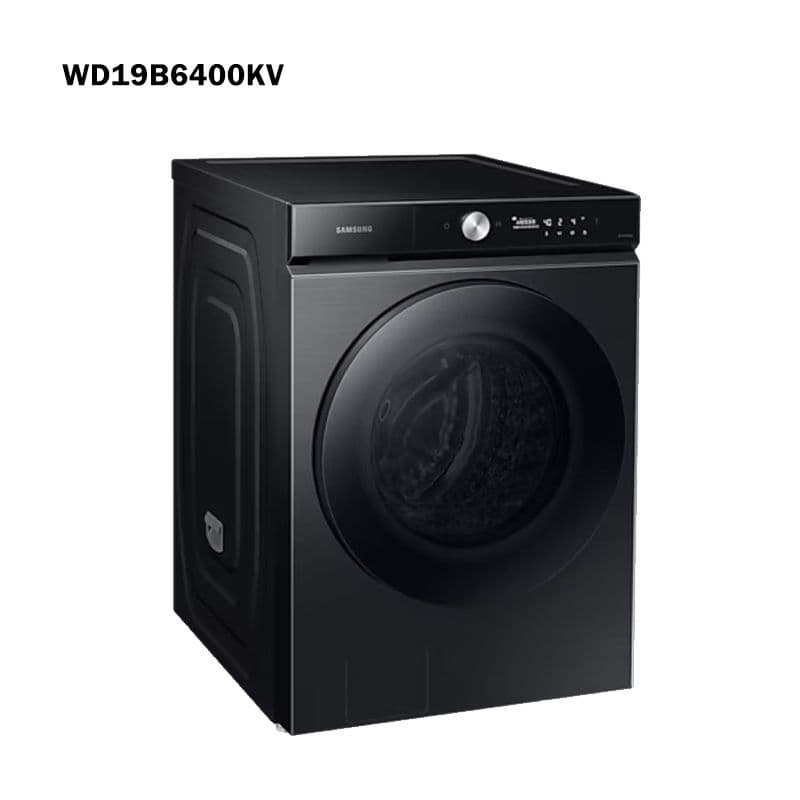 【Samsung 三星】WD19B6400KV 19+11KG蒸洗脫烘AI智慧滾筒洗衣機 黑+(標準安裝)