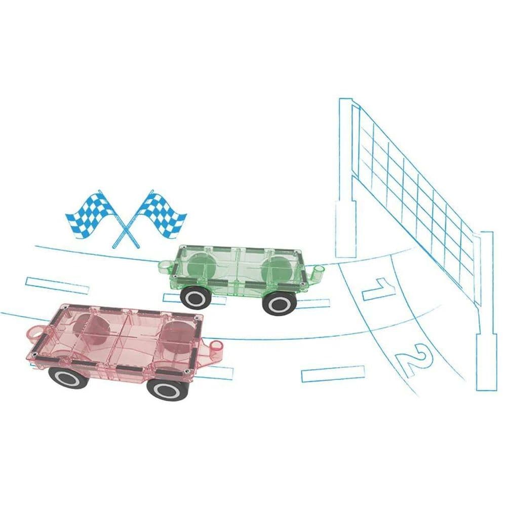 【MAGBLOX】磁力車車 棉花糖 (2pcs) (共兩款封面隨機出貨)