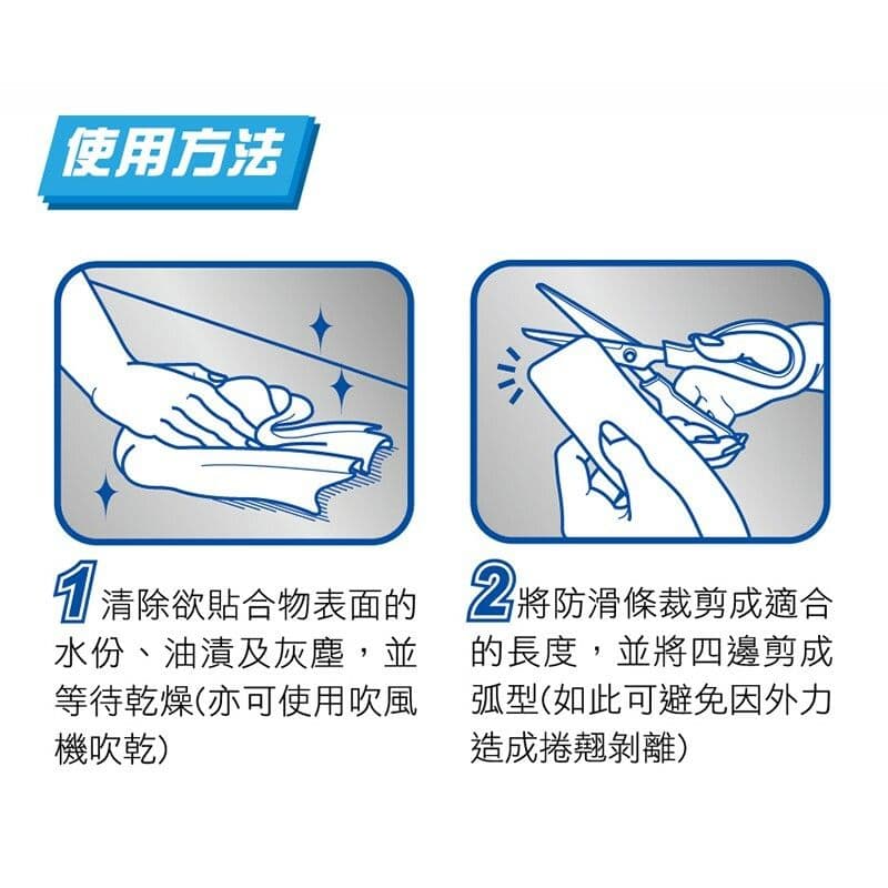 【3M】7681 安全防滑條室內專用-透明 5.08CMx4.57M