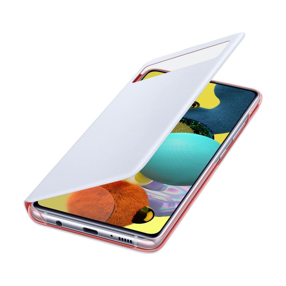 【Samsung 三星】Galaxy A51 5G 原廠透視感應皮套 (台灣公司貨)