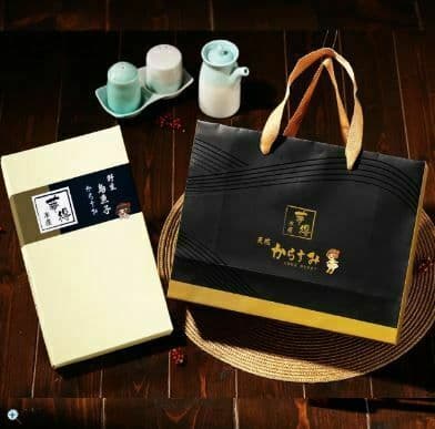 【華得水產】碳烤一口吃野生烏魚腱禮盒2盒(100g/盒/ 附提袋x2)
