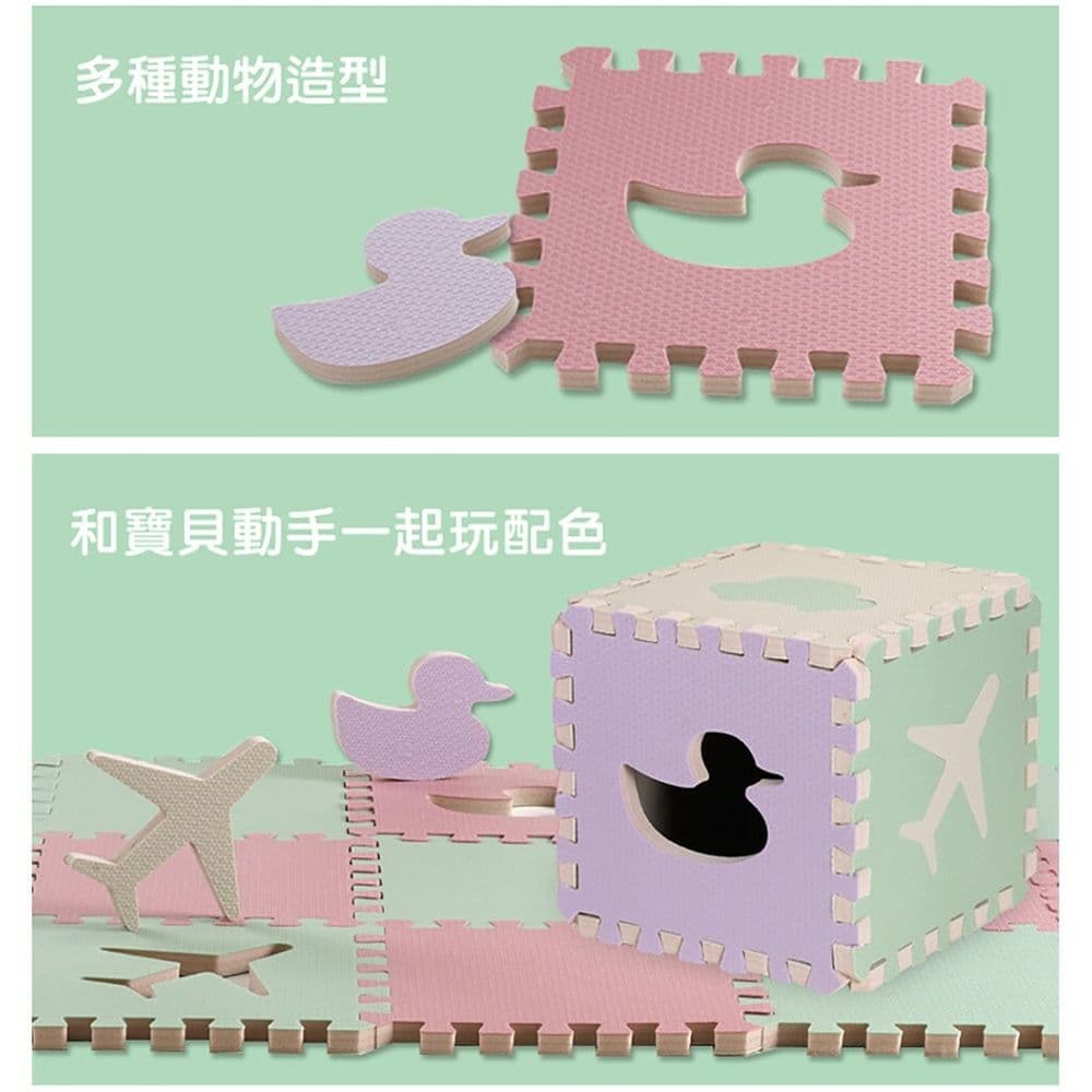 【3M】安全防撞地墊禮盒小兔 (乾燥玫瑰(32CM))