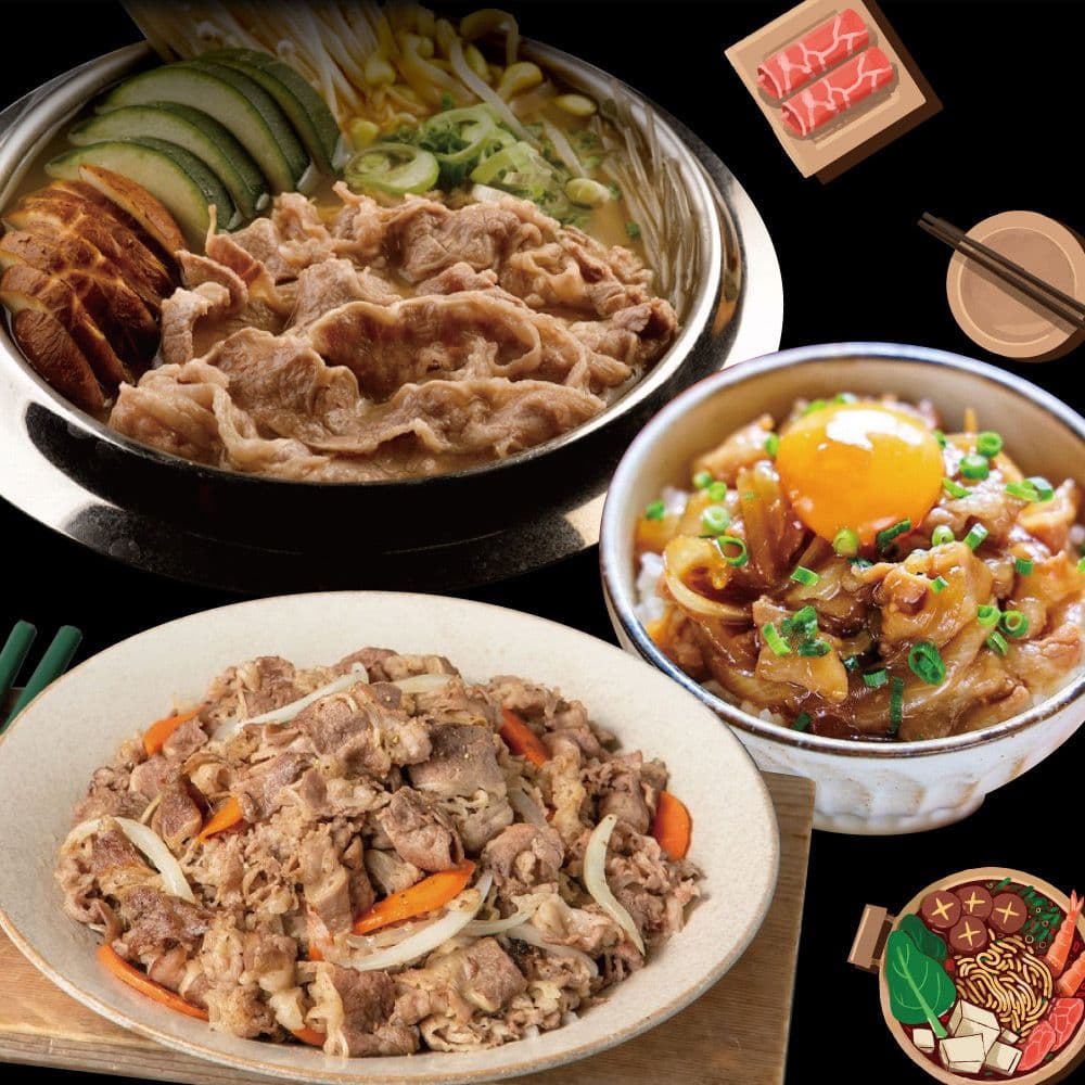 【豪鮮牛肉】美國凝脂厚切雪花牛肉片8包(200g±10%/包)