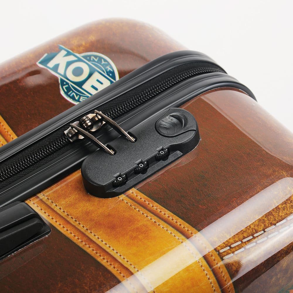 【DISEGNO】24吋仿古拉鍊行李箱