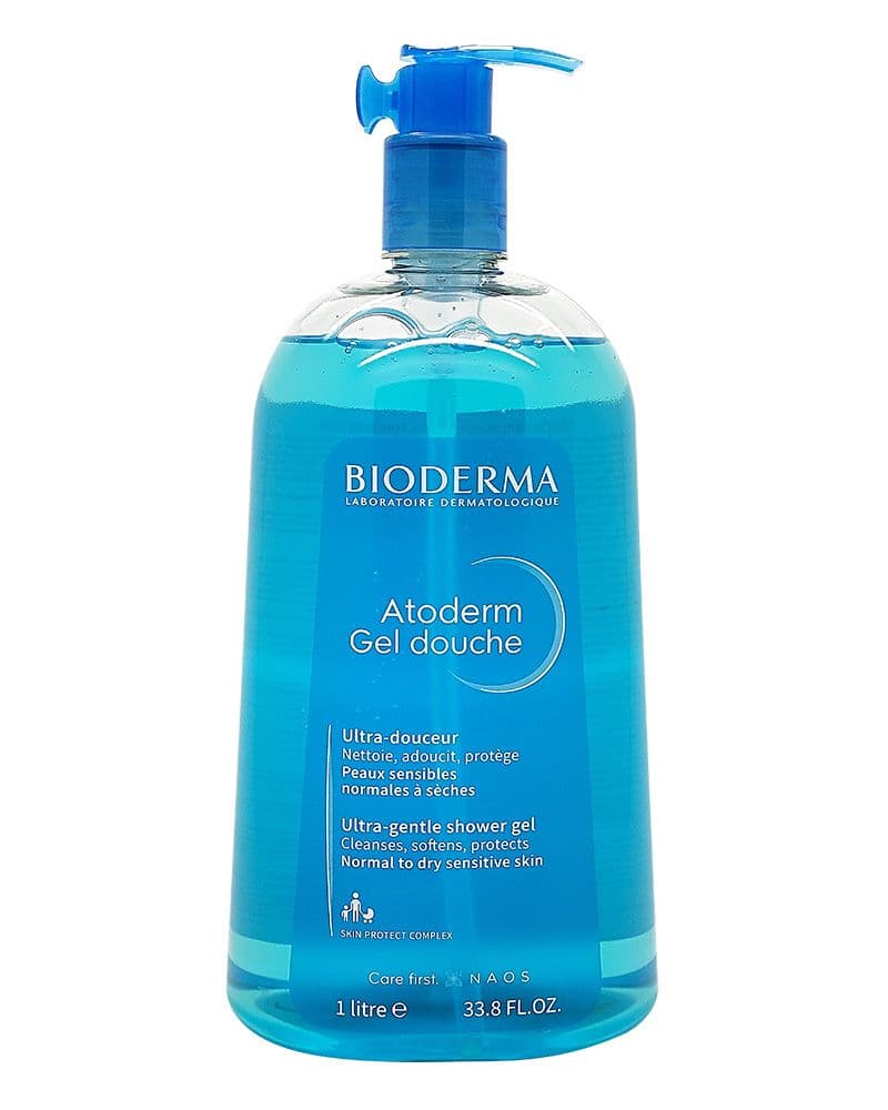 【BIODERMA 貝膚黛瑪】(2入組)Atoderm超溫和沐浴露(藍瓶)1000ml