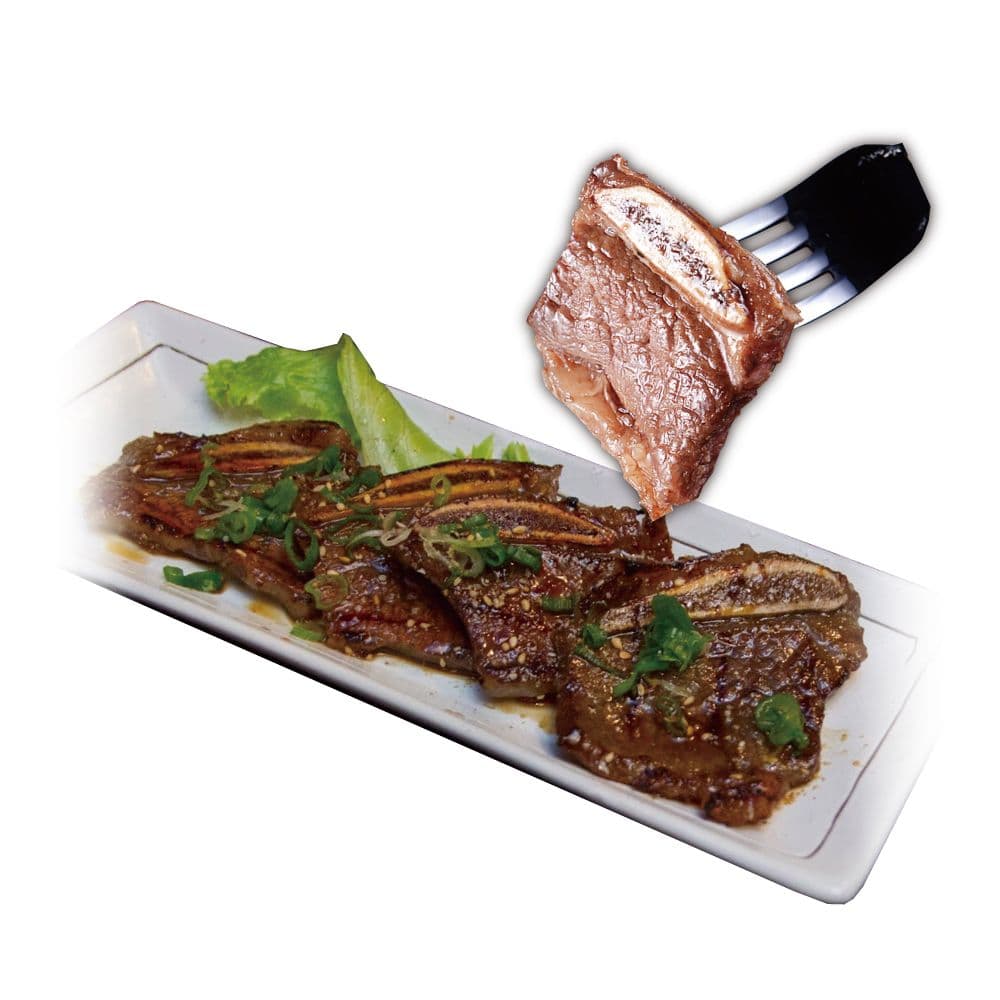 【豪鮮牛肉】美國安格斯帶骨牛小排4包(200G/包/3~6片/單骨切)