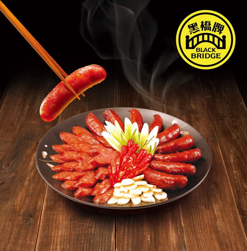 【黑橋牌】500g紹興酒味香腸真空包3件組(500g*3件)