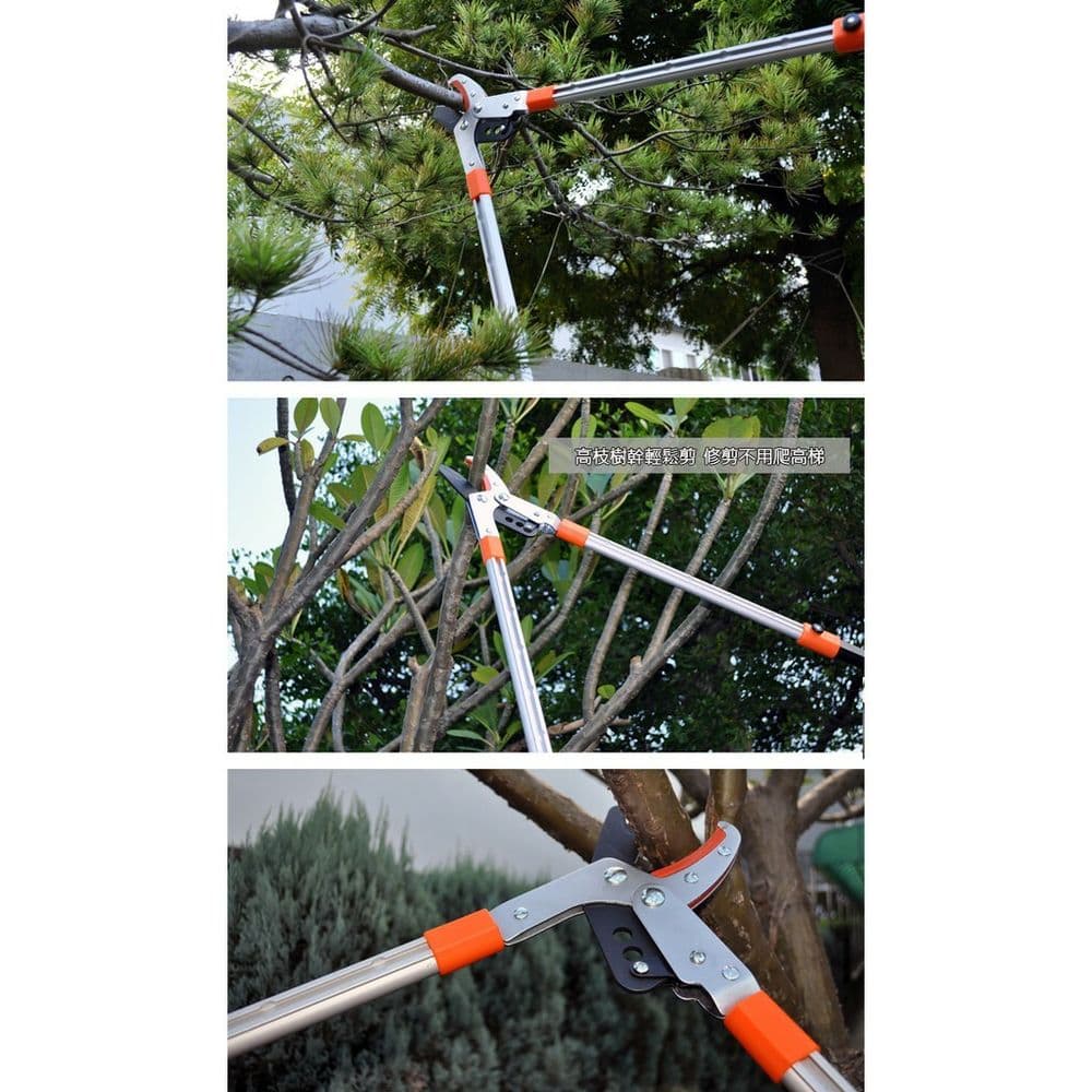 【太星電工】高碳鋼連桿式刀鉆伸縮樹枝剪 Y1Z3121TW