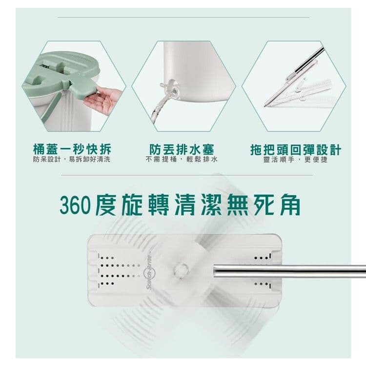 【3M】百利 免手洗平板拖把 補充包2入 HFB-2R