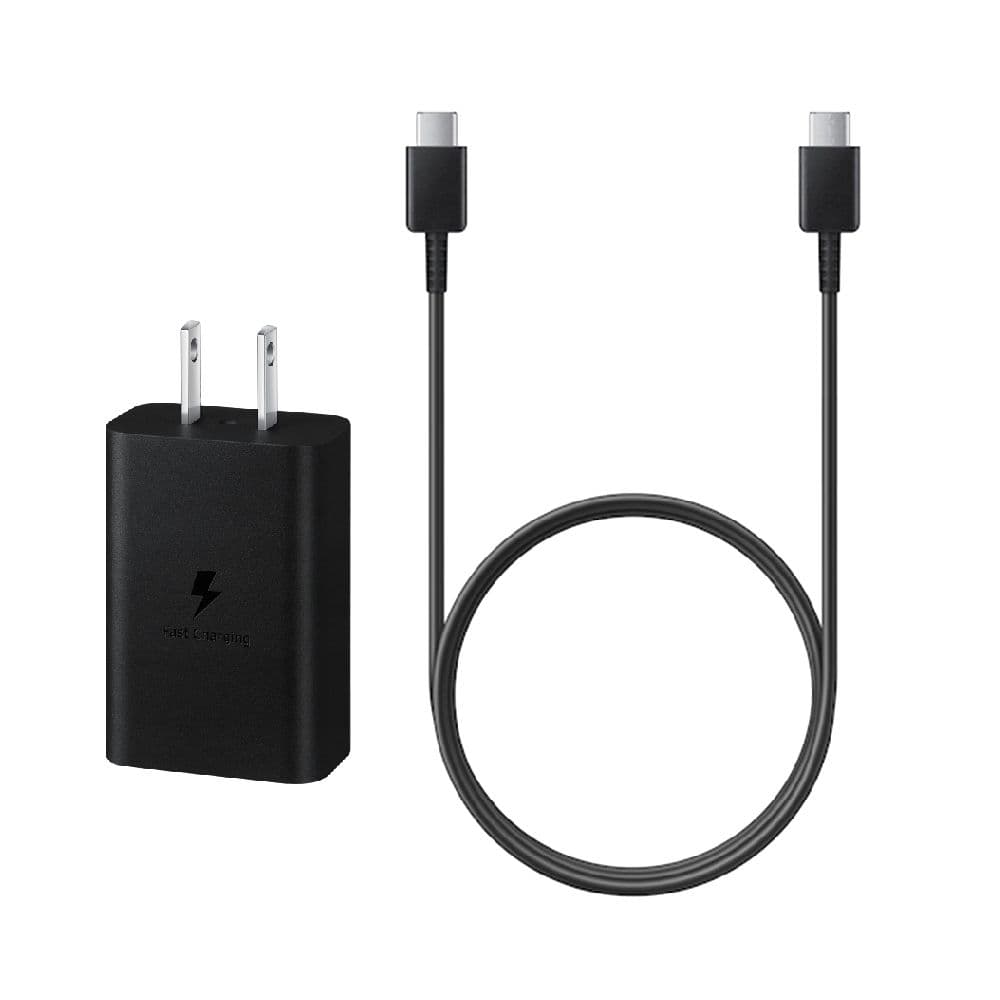 【Samsung 三星】原廠 15W 快充旅充組 Type C_內含雙Type C線【EP-T1510/台灣公司貨】