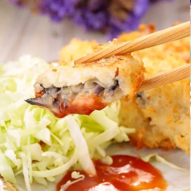 【華得水產】日本愛媛縣酥炸爆漿大牡蠣4包組(每包約20粒/500g/包)