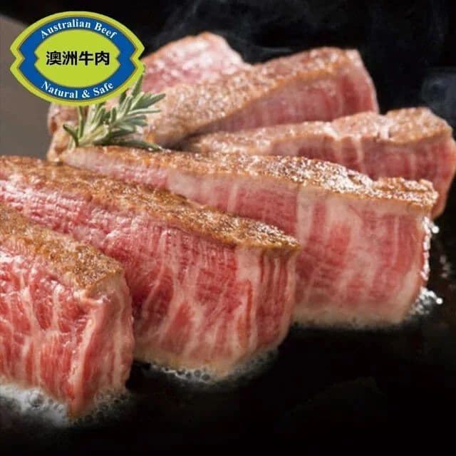 【勝崎生鮮】澳洲日本種M9+極厚切和牛牛排8片組(300克/片)