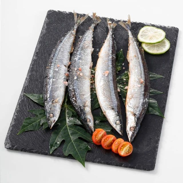 【華得水產】野生秋刀魚4包組(280g±10g 約3-4尾/包)