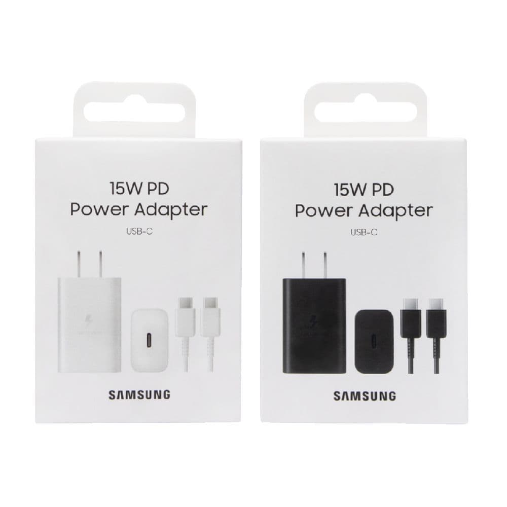 【Samsung 三星】原廠 15W 快充旅充組 Type C_內含雙Type C線【EP-T1510/台灣公司貨】