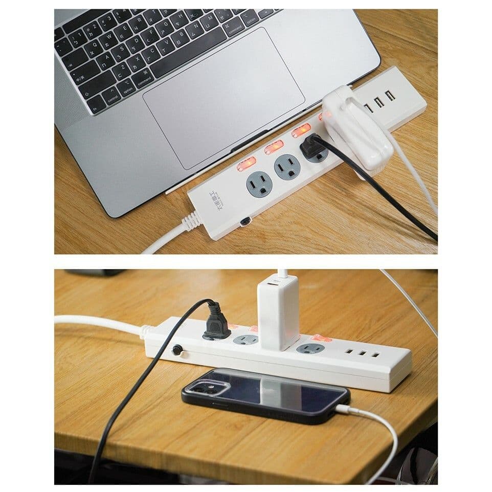 【太星電工】速充寶3.5A 3USB四開四插電腦線/3P 6尺 OCP44306