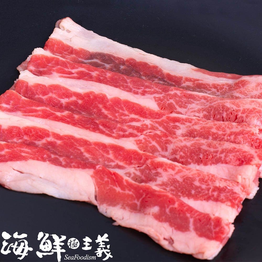 【海鮮主義】小資海陸嚴選烤肉組6件組組(南美蝦800g*1+鯛魚下巴1000g*1+鯖魚片150g*1+嫩煎雞腿排210g*1+干貝300g*1+牛五花燒烤片190g*1
