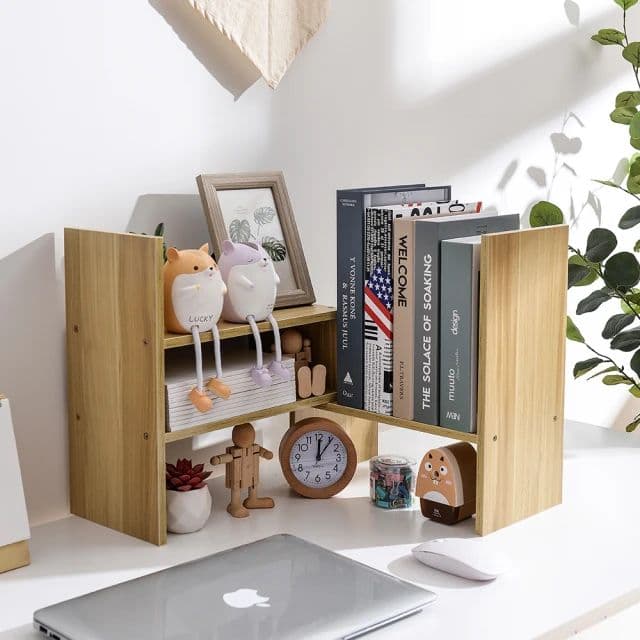 【慢慢家居】高質感簡約伸縮書架(2入)