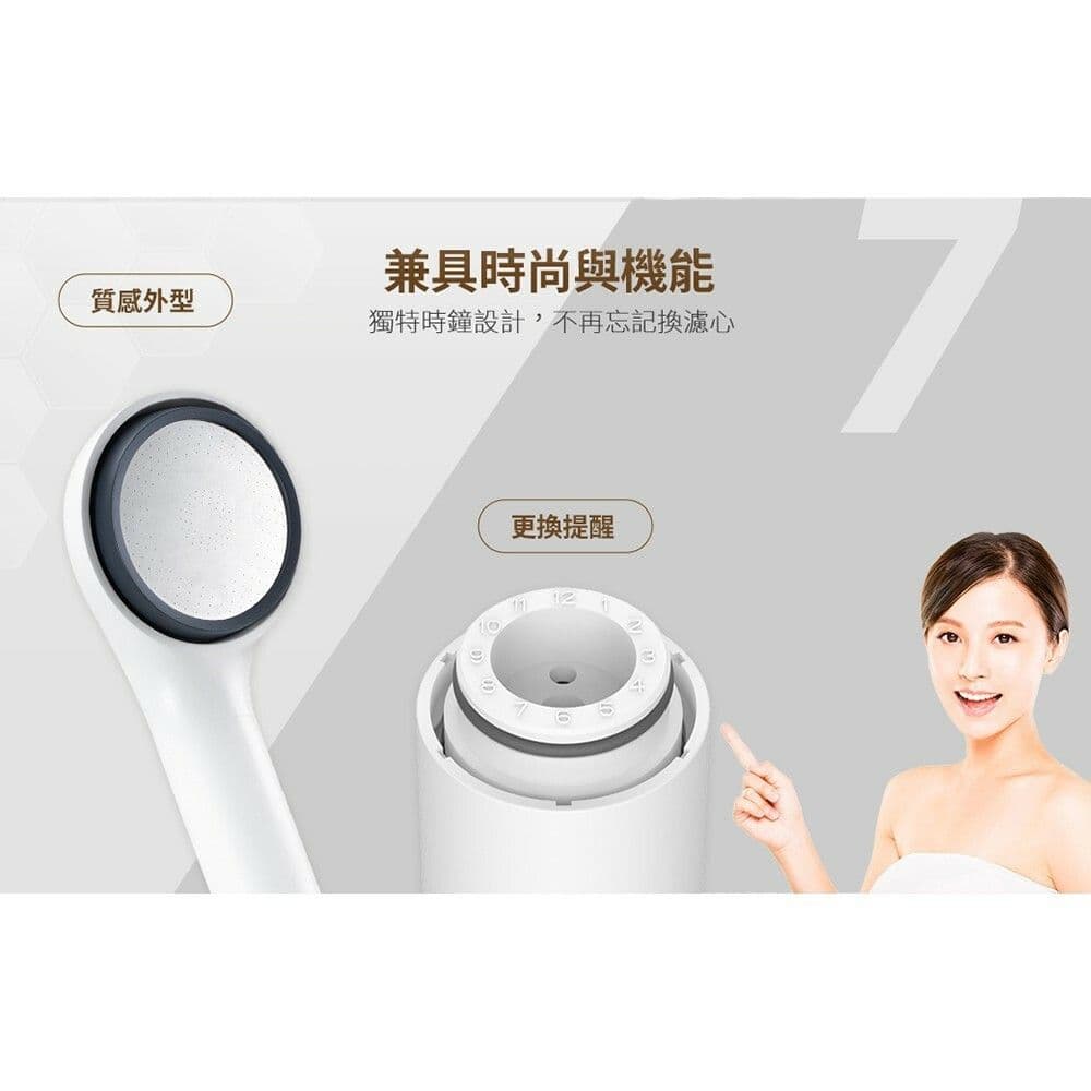 【3M】ShowerCare 除氯蓮蓬頭蓮蓬頭+替換濾心2入(一機三心)