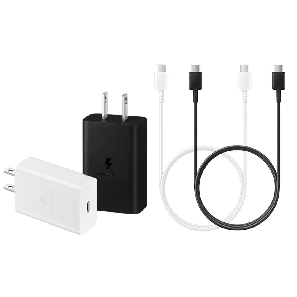 【Samsung 三星】原廠 15W 快充旅充組 Type C_內含雙Type C線【EP-T1510/台灣公司貨】