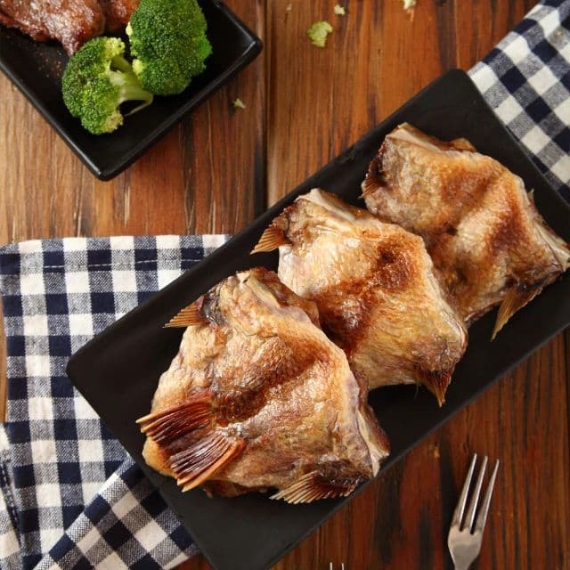 【華得水產】台灣鯛魚下巴2包組,共2kg (1000g/包) 燒烤/煎/氣炸