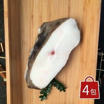 【漁爸fish8】(4片免運)特大扁鱈(大比目魚)切片400g+-10%/片