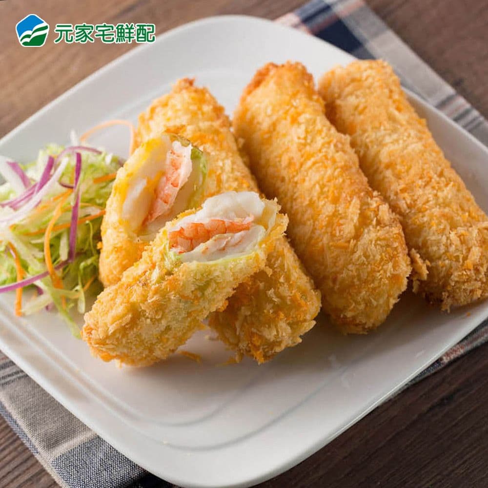 【元家】黃金富貴海鮮卷5盤(5條/盤)