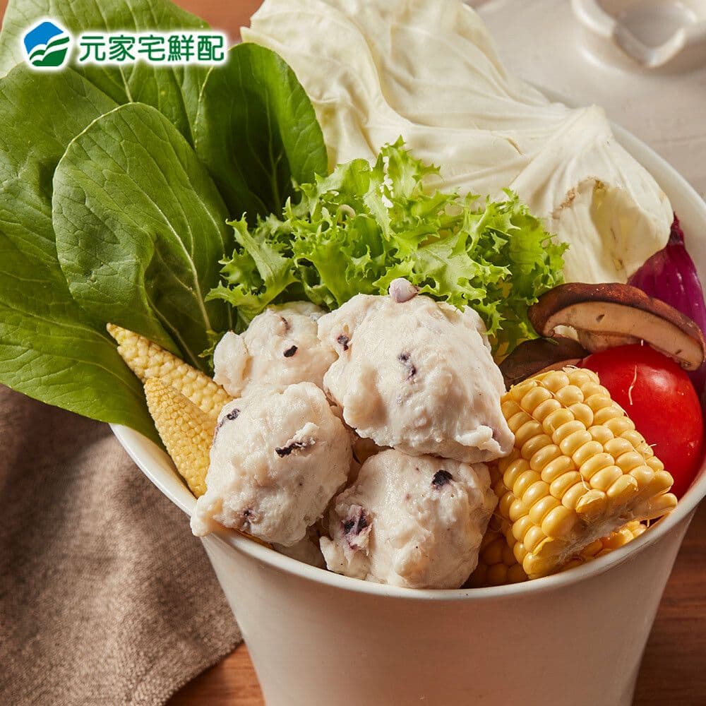 【元家】鮮Q花枝丸2包(600g/包)