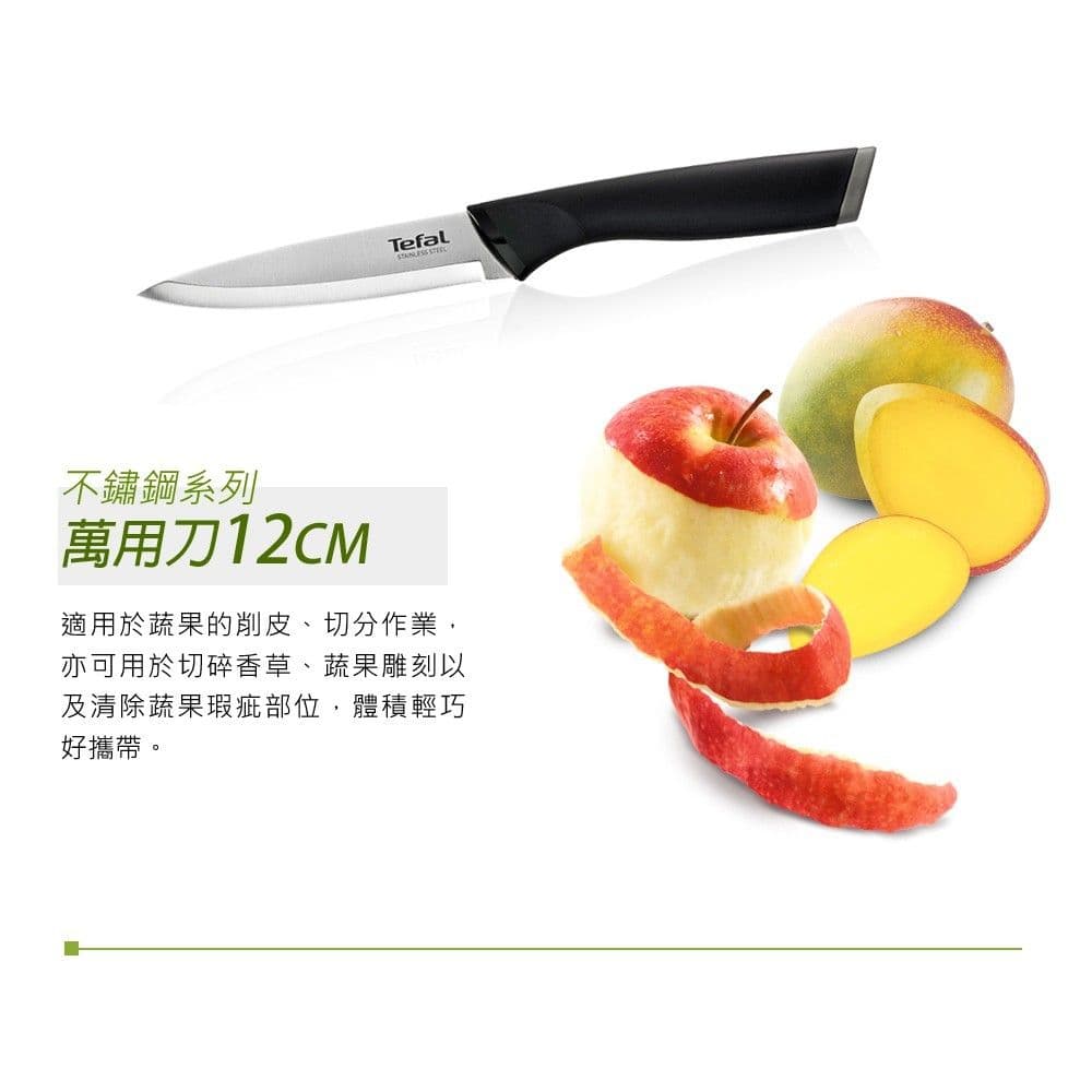 【Tefal 特福】不鏽鋼系列日式主廚刀12CM-SE-K2213614