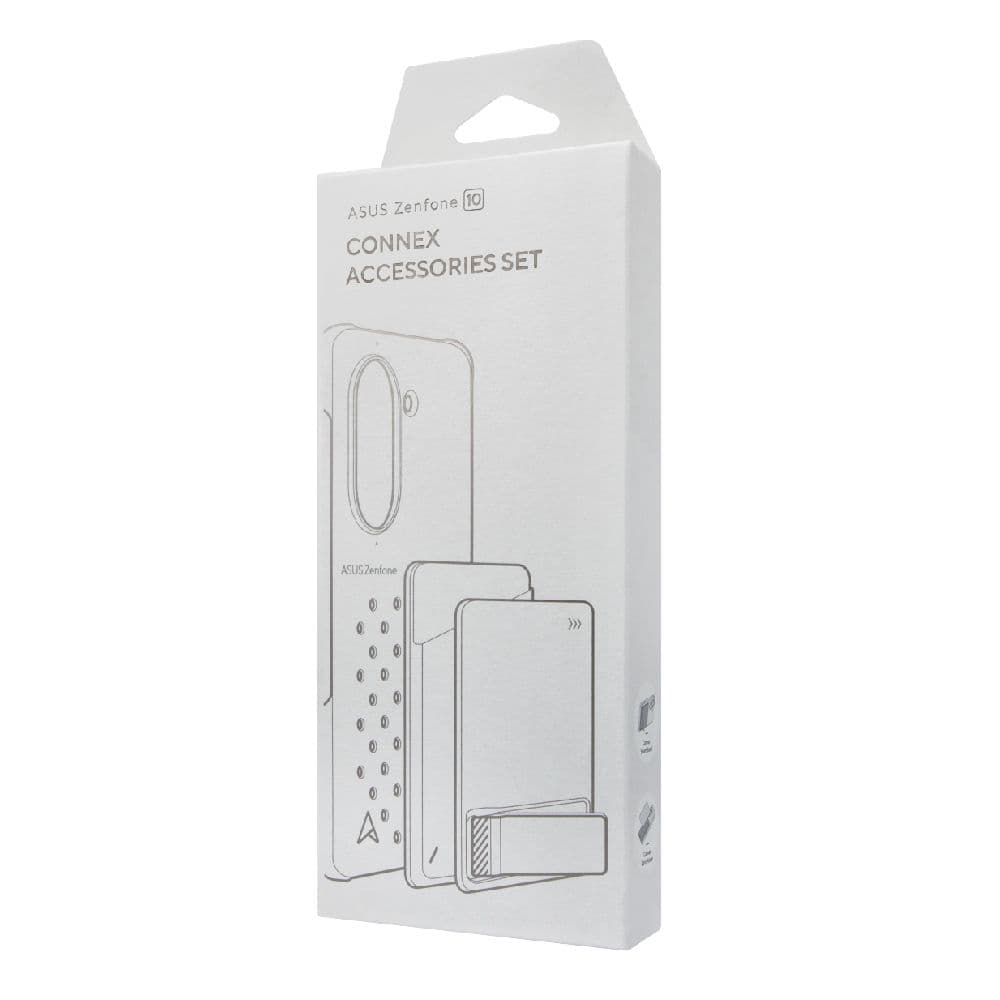 【ASUS 華碩】Zenfone 10/ Zenfone 9 Connex 原廠智慧擴充配件組AY2304 (背蓋+支架+卡夾)