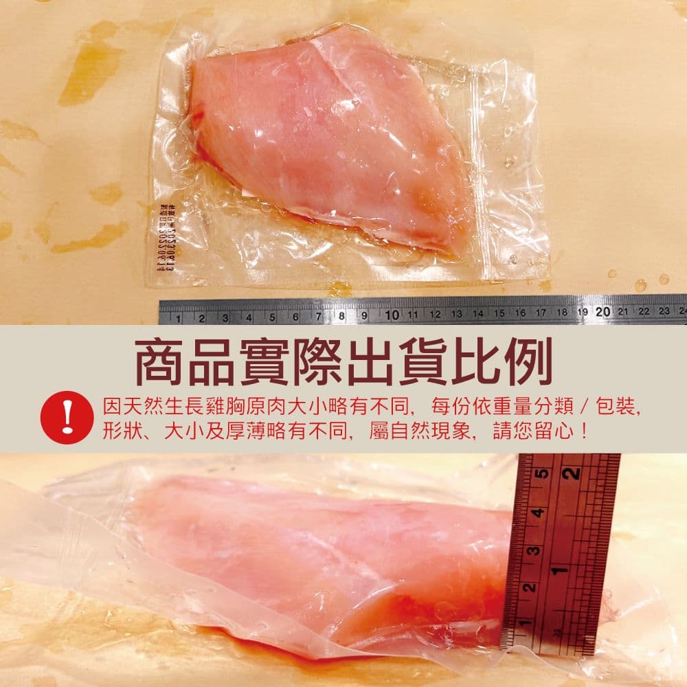 【約克街肉鋪】厚切純淨台灣去皮雞胸排10片(200G＋-10%/片)