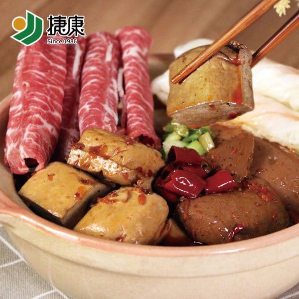 【勝崎生鮮】麻辣臭豆腐5盒組(450公克/1盒)