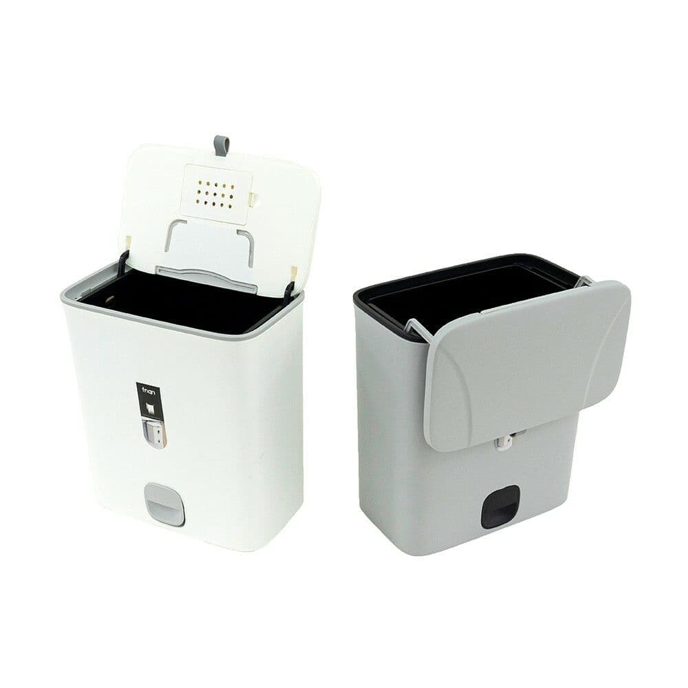 【FL 生活+】掀蓋式夾縫型多功能垃圾桶 吊掛式 壁掛式 直立式 垃圾桶 附贈無痕貼片 香氛包