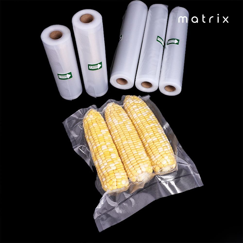 【matrix】真空封口機專用 網紋真空捲袋 - 20*25cm(100片裝)