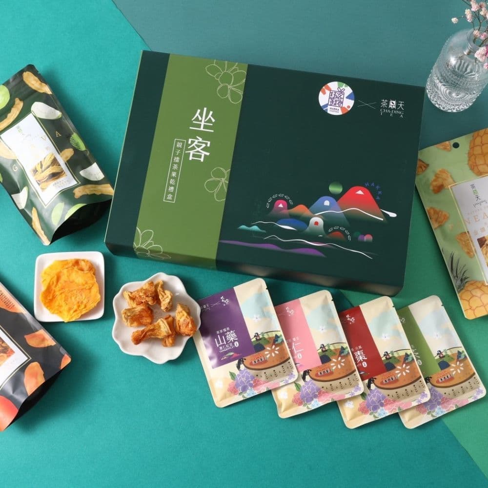 【茶鼎天】【茶鼎天X璞鈺擂茶】坐客 - 親子擂茶果乾 世客博限定聯名禮盒(過年/禮盒/送禮)