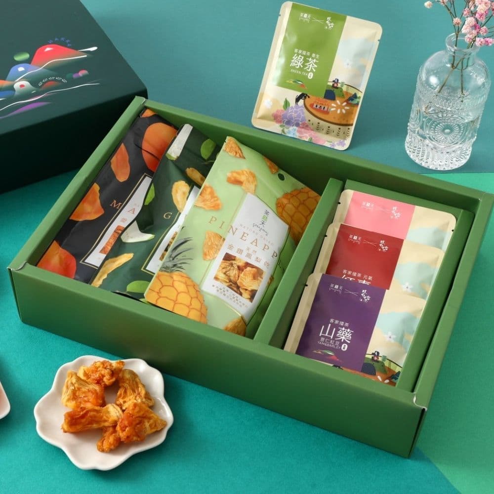 【茶鼎天】【茶鼎天X璞鈺擂茶】坐客 - 親子擂茶果乾 世客博限定聯名禮盒(過年/禮盒/送禮)