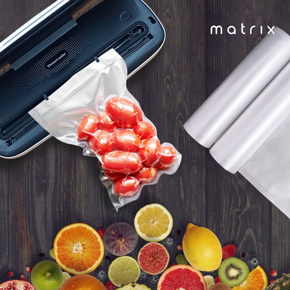 【matrix】真空封口機專用 網紋真空捲袋 - 20*25cm(100片裝)
