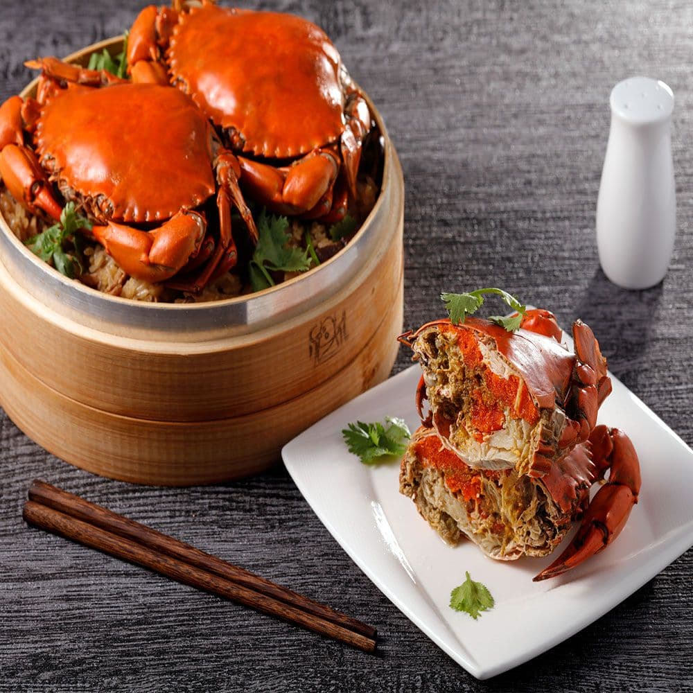 【華得水產】熟凍爆蛋特大紅蟳 4隻(230-250g)