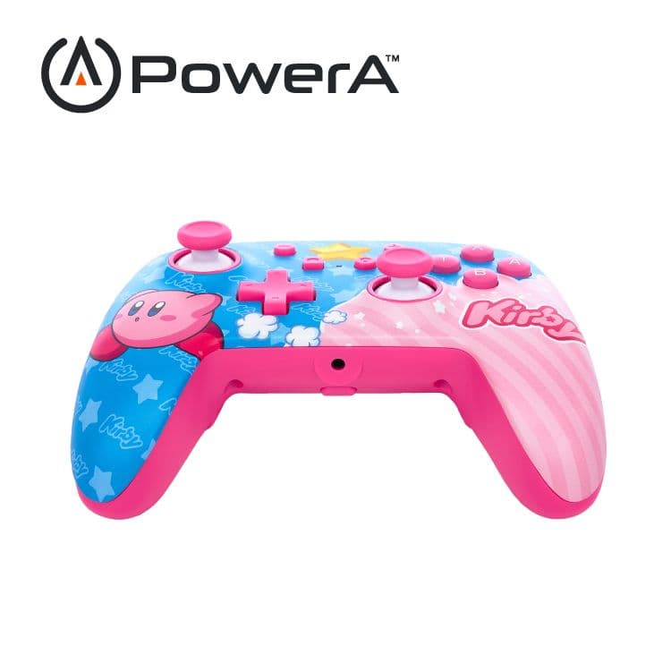 【PowerA】|任天堂官方授權|增強款有線遊戲手把(NSGP0067-01)-星之卡比