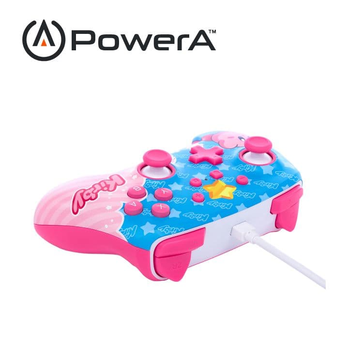 【PowerA】|任天堂官方授權|增強款有線遊戲手把(NSGP0067-01)-星之卡比