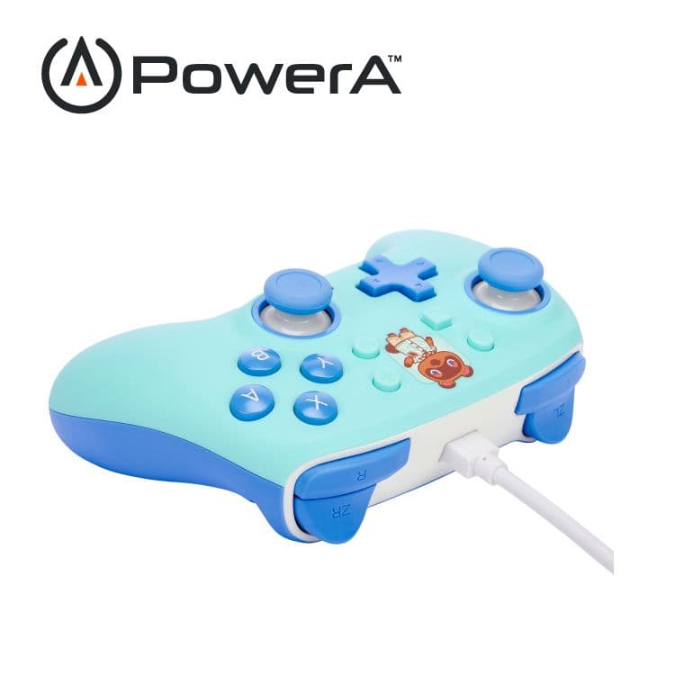 【PowerA】|任天堂官方授權|Nano有線遊戲手把(NSGP0122-01)-動物森友會