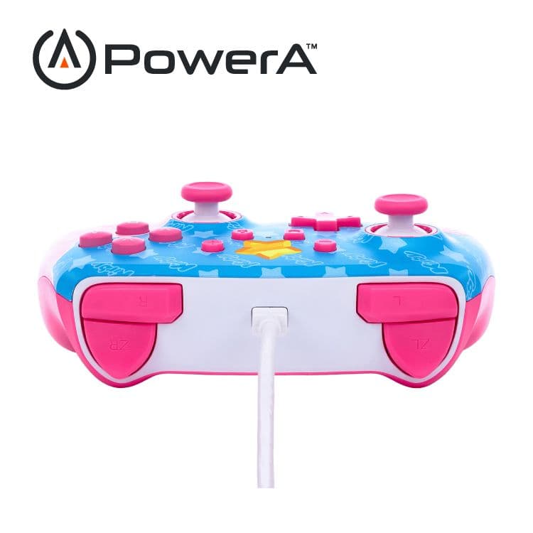 【PowerA】|任天堂官方授權|增強款有線遊戲手把(NSGP0067-01)-星之卡比