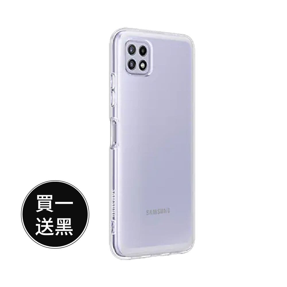 【Samsung 三星】買一送一 Galaxy A22 5G 原廠輕薄透視背蓋 (EF-QA226)