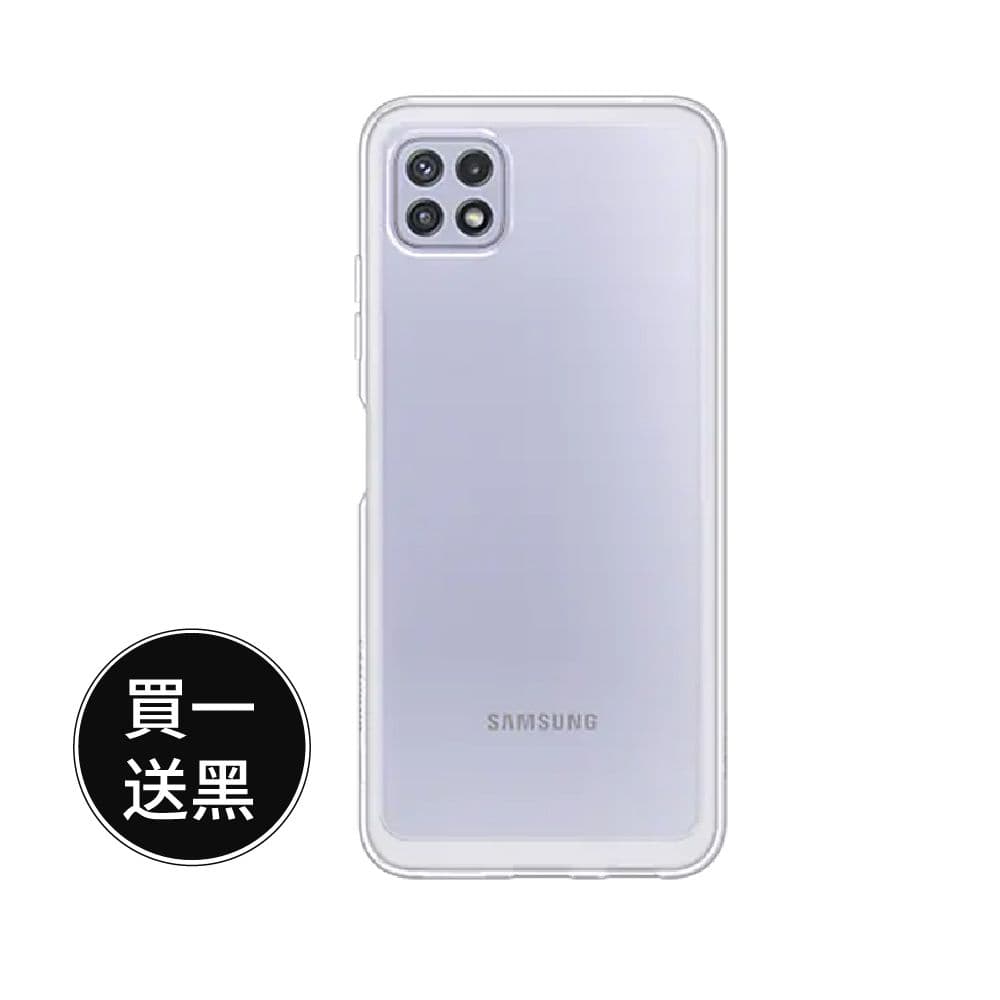 【Samsung 三星】買一送一 Galaxy A22 5G 原廠輕薄透視背蓋 (EF-QA226)