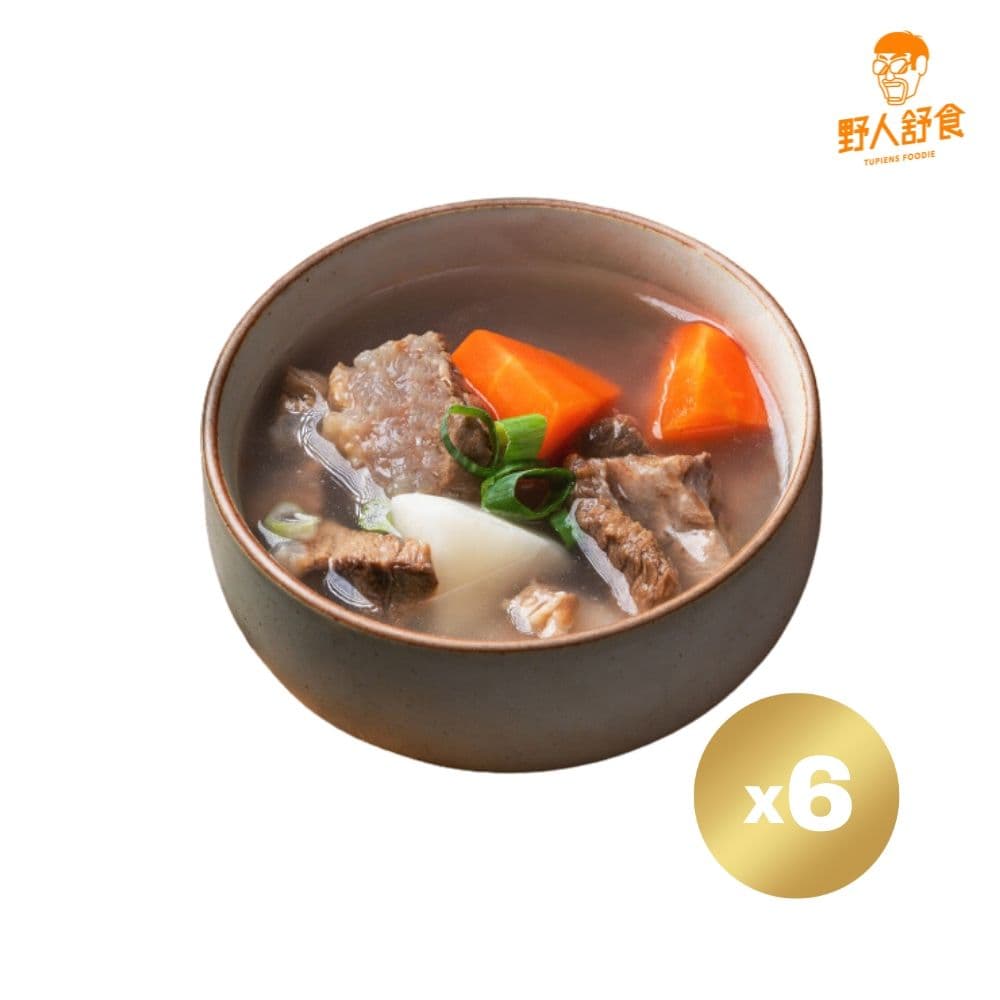 【野人舒食】清燉牛肉湯325g *6入