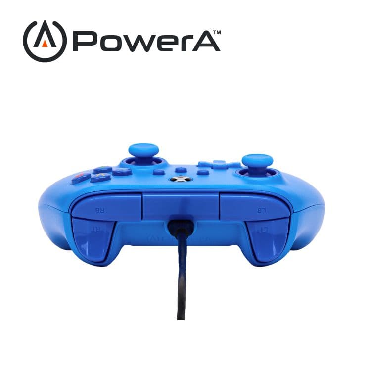 【PowerA】|XBOX 官方授權|有線遊戲手把(1519367-01)  - 藍